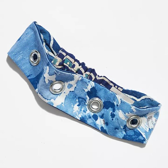 Curried Myrrh Edie Soft Headband in Blue